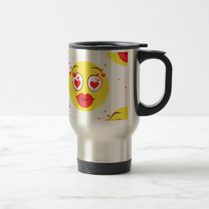 Caneca Térmica Namorados kiss Emoji