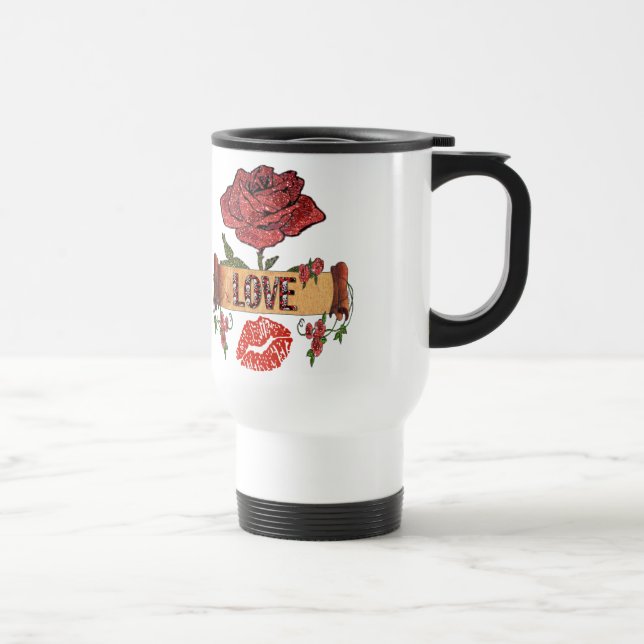 Caneca Térmica NAMORADOS RAB Rockabilly, Love & Lipstick (Direita)