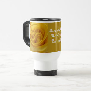 Caneca Térmica Nana Torna O Mundo Linda Flor Amarelo