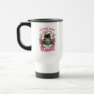 Caneca Térmica Não Agora Santo Estou Lendo