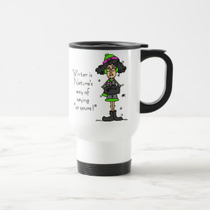 Caneca Térmica Não é um ventilador do inverno