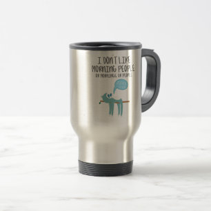 Caneca Térmica Não Gosta do Pessoas Morning Mornings Introdução a