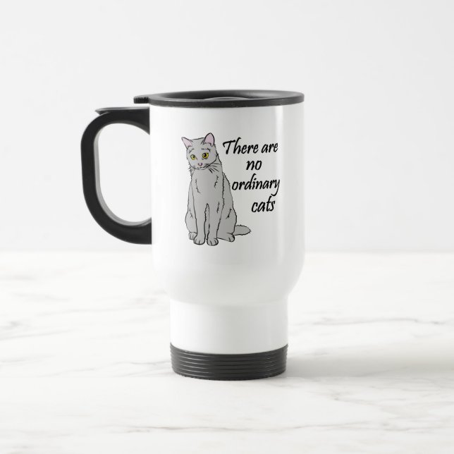 Caneca Térmica Não Há Gatos Comuns (Esquerda)