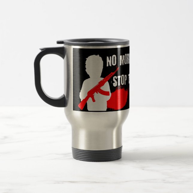 Caneca Térmica Não há mais soldados Viagem/Viagem ao trabalho (Esquerda)
