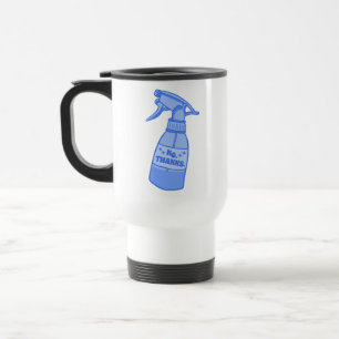 Caneca Térmica Não, Obrigado. Humor Sassy de Garrafa de Spray