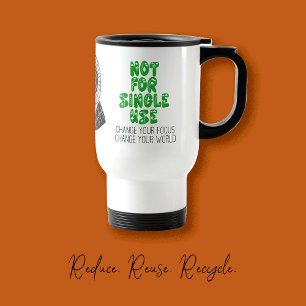 Caneca Térmica 🌍 Não Para Uso No Solteiro   Inspirado ecologicam
