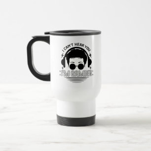 Caneca Térmica Não Posso Ouvir Você Estou Jogando Amante de Jogos