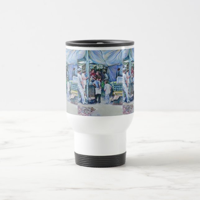 Caneca Térmica Não são raparigas, são mulheres (Centro)
