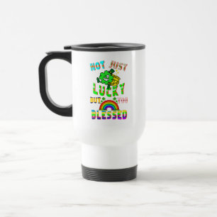 Caneca Térmica Não Só Sorte, Mas Muito Abençoado