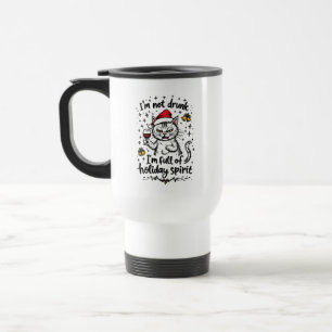 Caneca Térmica Não sou Bebado, sou Cheio do Espírito de Férias
