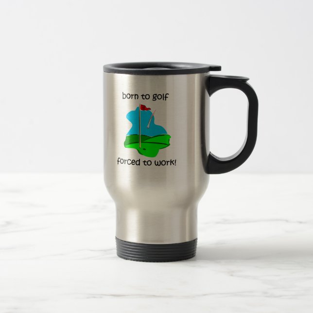 Caneca Térmica nascer a golf forçado para trabalhar (Direita)