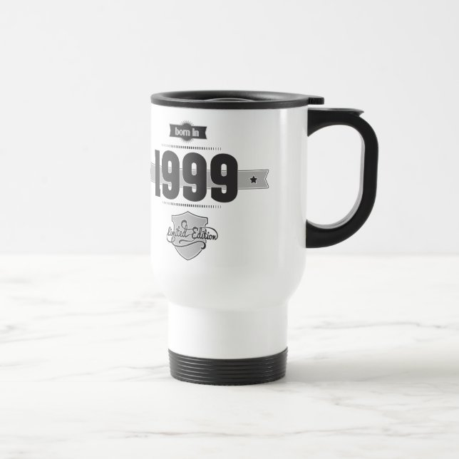 Caneca Térmica Nascer em 1999 (Dark&Lightgrey) (Direita)