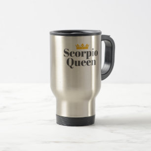 Caneca Térmica Nascer para mulheres novembro outubro Scorpio Quee