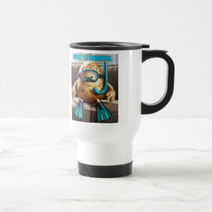 Caneca Térmica Nascido para snorkeling