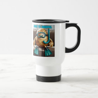 Caneca Térmica Nascido para snorkeling