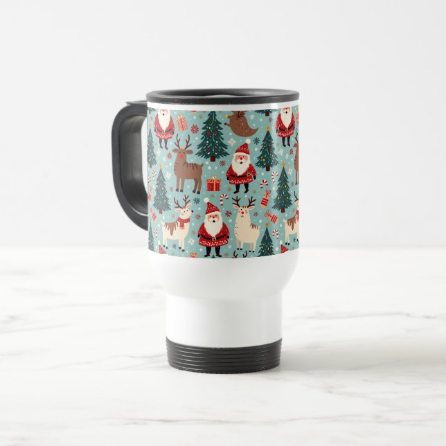 Caneca Térmica Natal (Frente Esquerda)