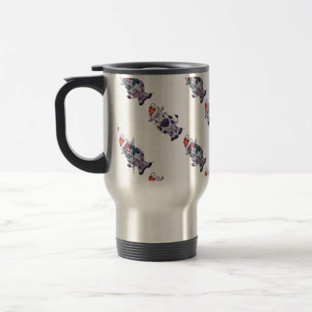 Caneca Térmica Natal das Vacas (Esquerda)