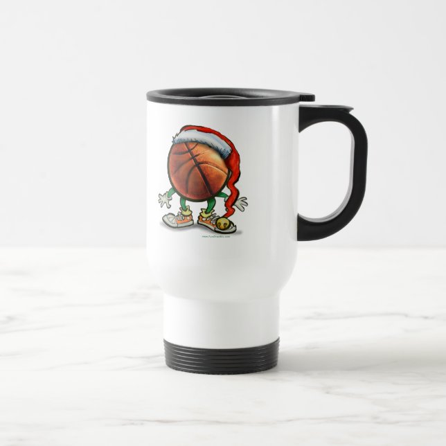 Caneca Térmica Natal de basquetebol (Direita)