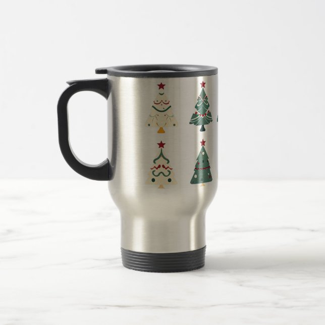 Caneca Térmica Natal Feliz Vintage (Esquerda)