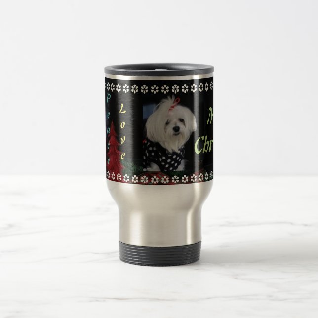 Caneca Térmica Natal maltês (Centro)
