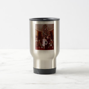 Caneca Térmica Natal no Presidente James Jimmy Carter Casa Branca