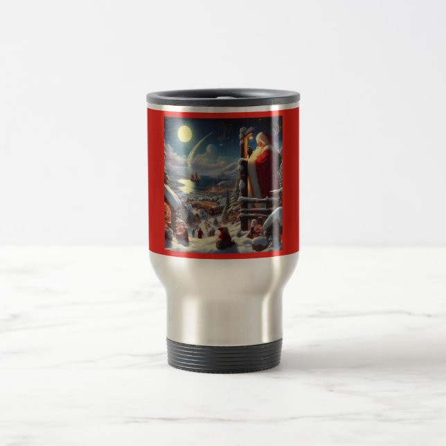 Caneca Térmica Natal Papai Noel 5 (Centro)