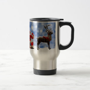 Caneca Térmica Natal Papai Noel Rena Sled Snow