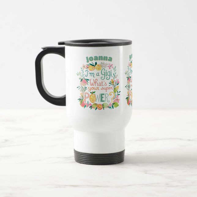 Caneca Térmica Natal personalizado do Dia de as mães GIGI (Esquerda)