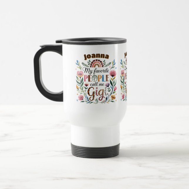 Caneca Térmica Natal personalizado do Dia de as mães GIGI (Esquerda)