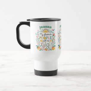 Caneca Térmica Natal personalizado do Dia de as mães GIGI