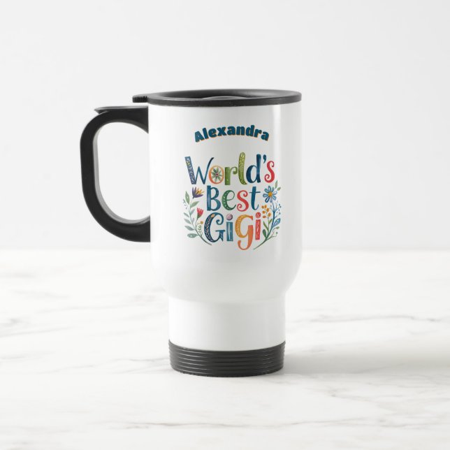 Caneca Térmica Natal personalizado do Dia de as mães GIGI (Esquerda)