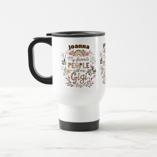 Caneca Térmica Natal personalizado do Dia de as mães GIGI (Esquerda)