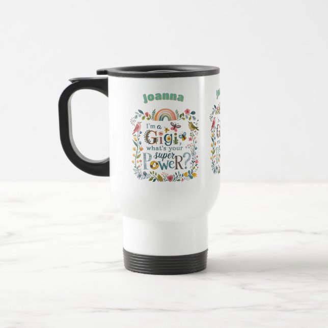 Caneca Térmica Natal personalizado do Dia de as mães GIGI (Esquerda)