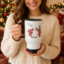 Natal Personalizado Feliz Rena Fofa