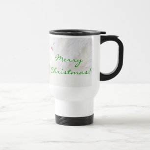 Caneca Térmica Natal Vermelho e Branco Feliz Natal I