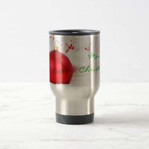 Caneca Térmica Natal Vermelho e Branco Feliz Natal I