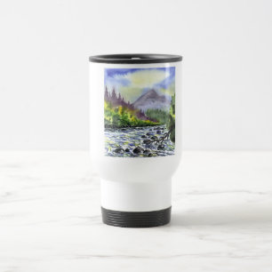 Caneca Térmica Natureza artística do destino da pintura do céu