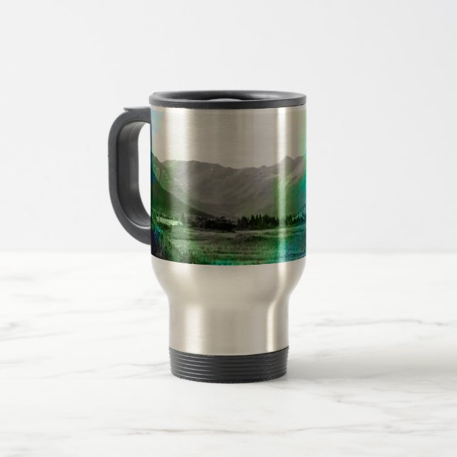 Caneca Térmica Natureza cénico (Frente Esquerda)