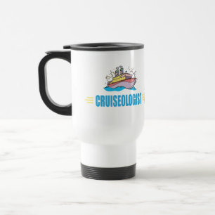 Caneca Térmica Navio de cruzeiro engraçado