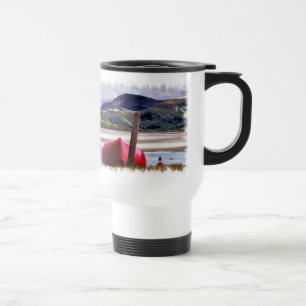 CANECA TÉRMICA NAVIO E PAISAGEM DE MONTANHA