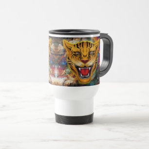 Caneca Térmica Nebulosa do Tigre Rosnando
