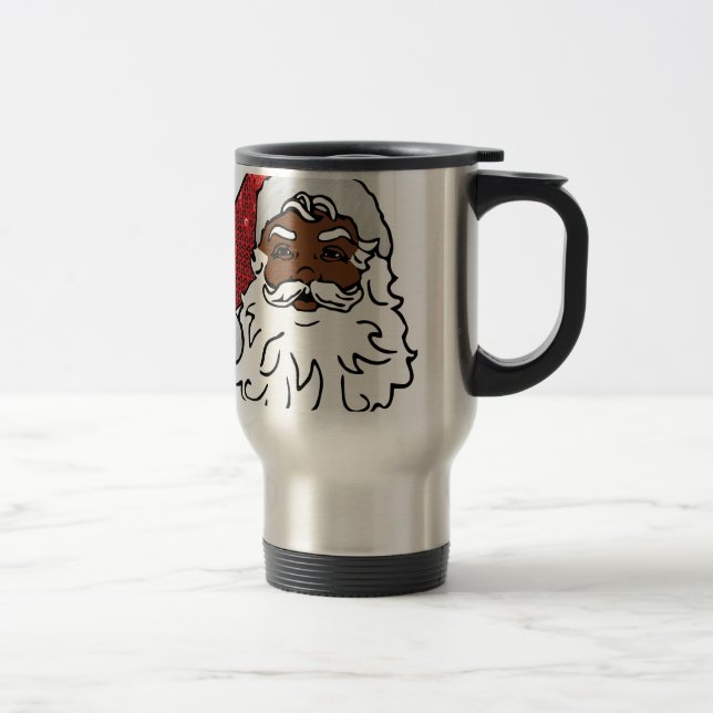 Caneca Térmica negro santa claus (Direita)