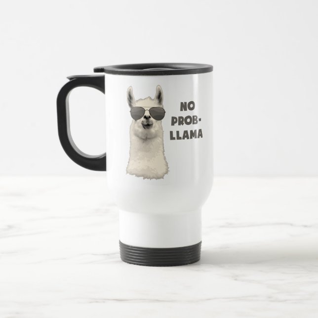 Caneca Térmica Nenhum lama do problema (Esquerda)