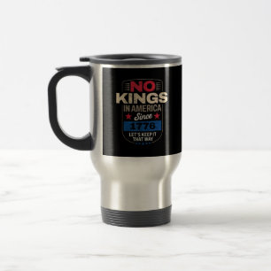 Caneca Térmica Nenhum Rei na América Clássico Retrô