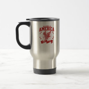 Caneca Térmica Nenhum Rei na América desde 1776 EUA Águia