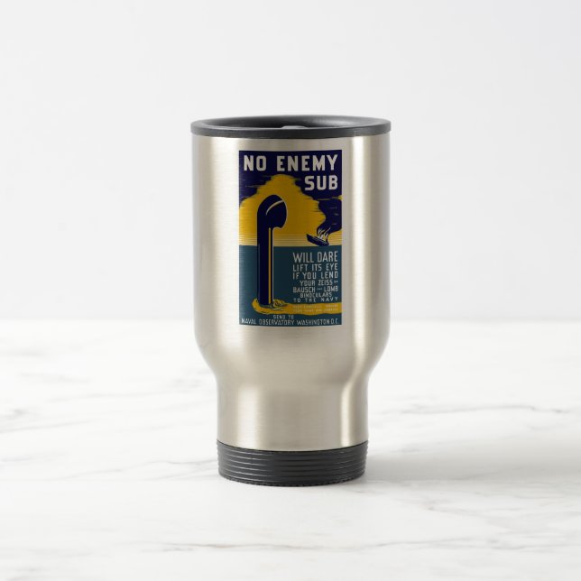 Caneca Térmica Nenhum sub inimigo ousará o elevador seu olho (Centro)