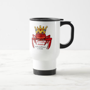 Caneca Térmica Nenhuma atitude de Crabby, MmeWarriorWoman no Twit