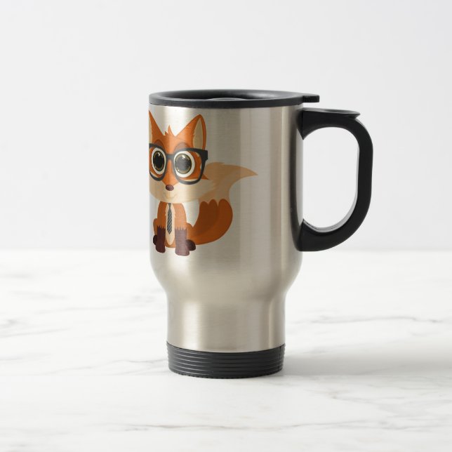 Caneca Térmica Nerd do Fox (Direita)