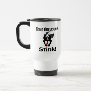 Caneca Térmica Neurismas cerebrais, Design de consciência do tro