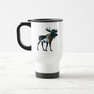 Caneca Térmica Night Forest Moose